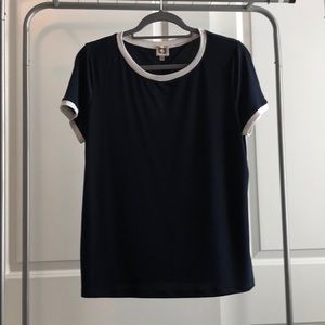 Navy blouse